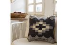 Handwoven Cushion with Rectangular Geometric Pattern