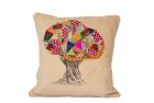 Embroidered Cushion - OLIVE TREE 50x50