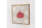 Wooden Frame - Embroidered Fig - 35x35