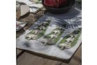 Cypress Trees Embroidered Table Runner