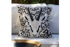 Gazelle w/ Arabic Letters Cushion 50*50 Beige