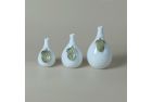 Ceramic Vase 3 Pieces with Package - Oak