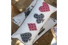 Playing Card Suits Cushion Cover