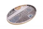 OVAL DECOUPAGE TRAY - TRADITIONAL