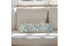 Children’s Folk Song Calligraphy Cushion: Knock, Knock, Hat/ Ta’, Ta’, Ta’iyyeh - Blue
