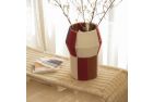 Handwoven Wool Vase - Red