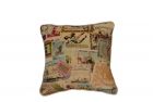 Cushion Featuring Print Stamps 30*30