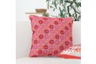 Floral Embroidered Cushion