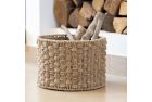 Handwoven Cylindrical Basket - Large