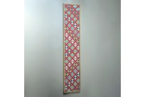 Wall Hanging with Diamond Embroidery 100*20 Red