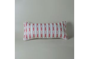 Sickle Embroidered Cushion 30*60 - Red
