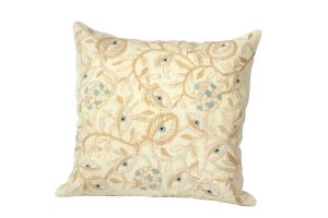 Embroidered Cushion – Blue Eye 50x50