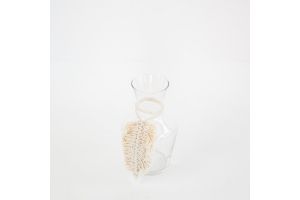 Glass Vase – Linen Feather - Large