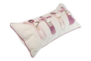 Dabkeh cushion in shades of pink, 30*60