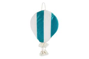 Embroidered Balloon adorned with carnival motifs (Turquoise)