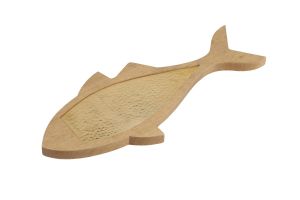 Fish platter - gold