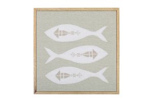 Embroidered Frame - Marine Life (fish)