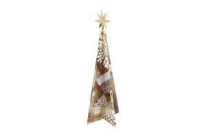 Christmas tree with rural ornaments - large