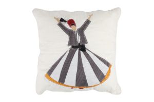 Sufi Dancer cushion - design 1