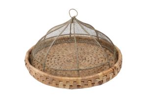 Banana leaves basket with cover - large 1