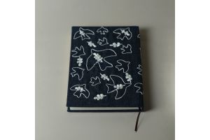 Large Birds Note Book Black