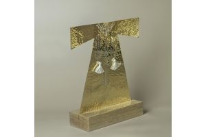 Dress Stand with Base - Gold