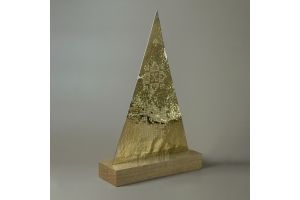 Large Gold Triangle Stand