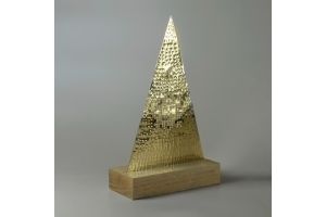 Small Gold Triangle Stand