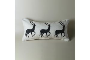 Gazelle Cushion 30*60 Black