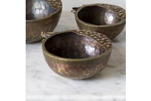 Brass Pomegranate Bowl - Medium