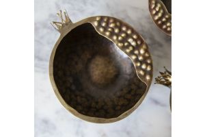 Brass Pomegranate Bowl - Large