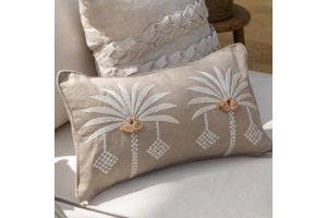 Two Palm Trees Cushion Cover
