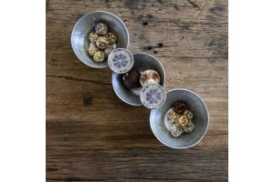 Silver Trio Bowls with Embroidery