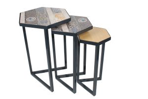 DECOUPAGE TABLE-Black