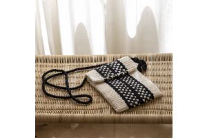 Handwoven Wool Crossbody Bag