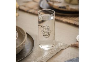 Arabic Calligraphy Glasses: Set of 6