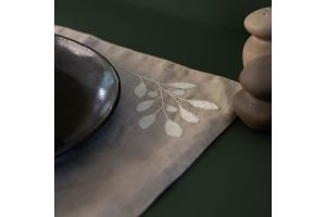 Olive Embroidered Placemat