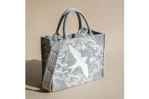 Hand-Embroidered Tote Bag - ZD Suzani X JRD