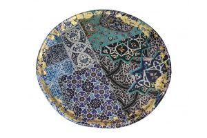 Ceramic Plate With Decoupage